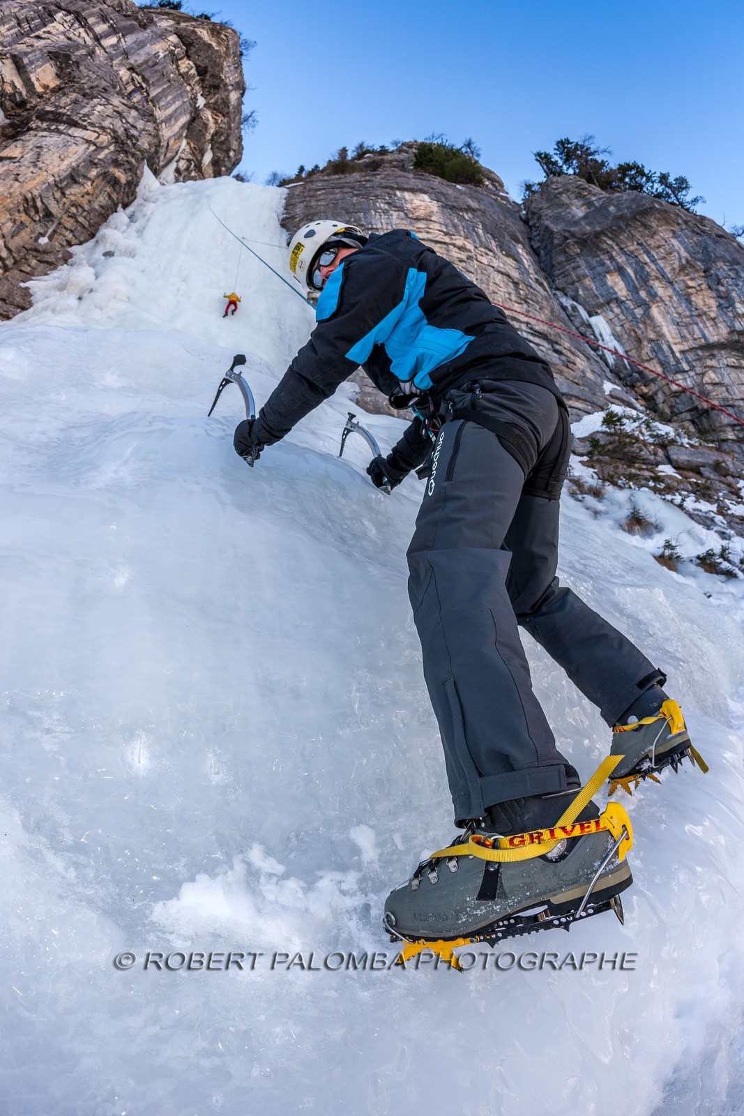 Escalade glacière