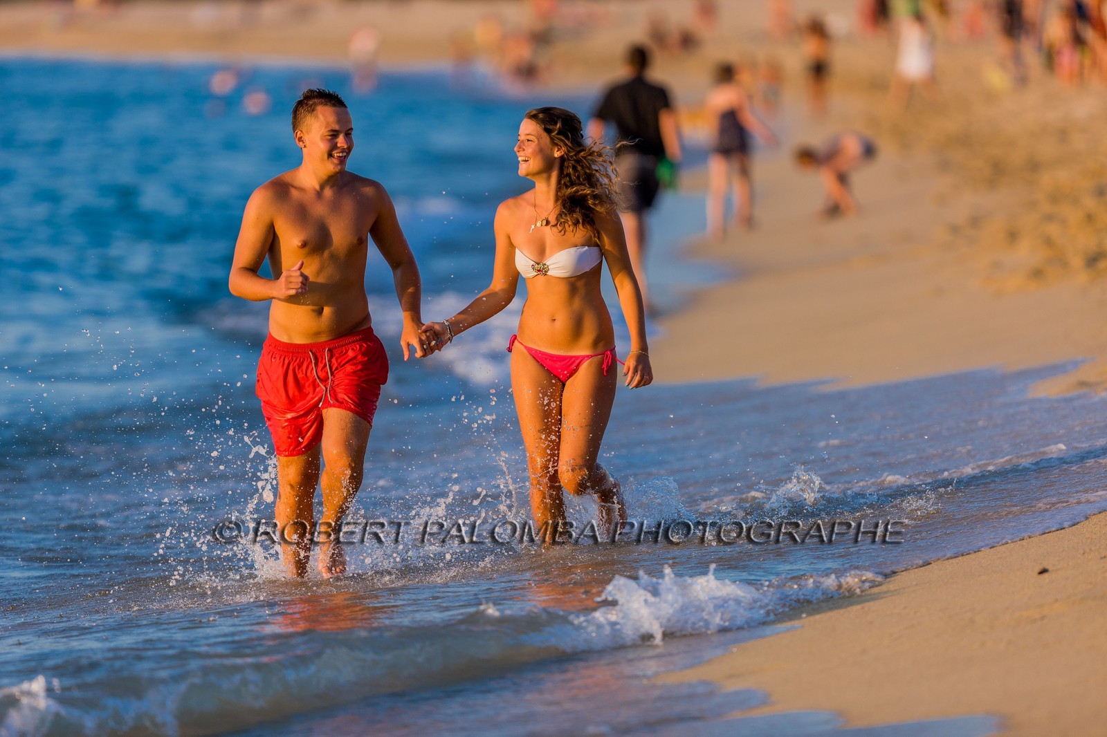 Couple sur une plage