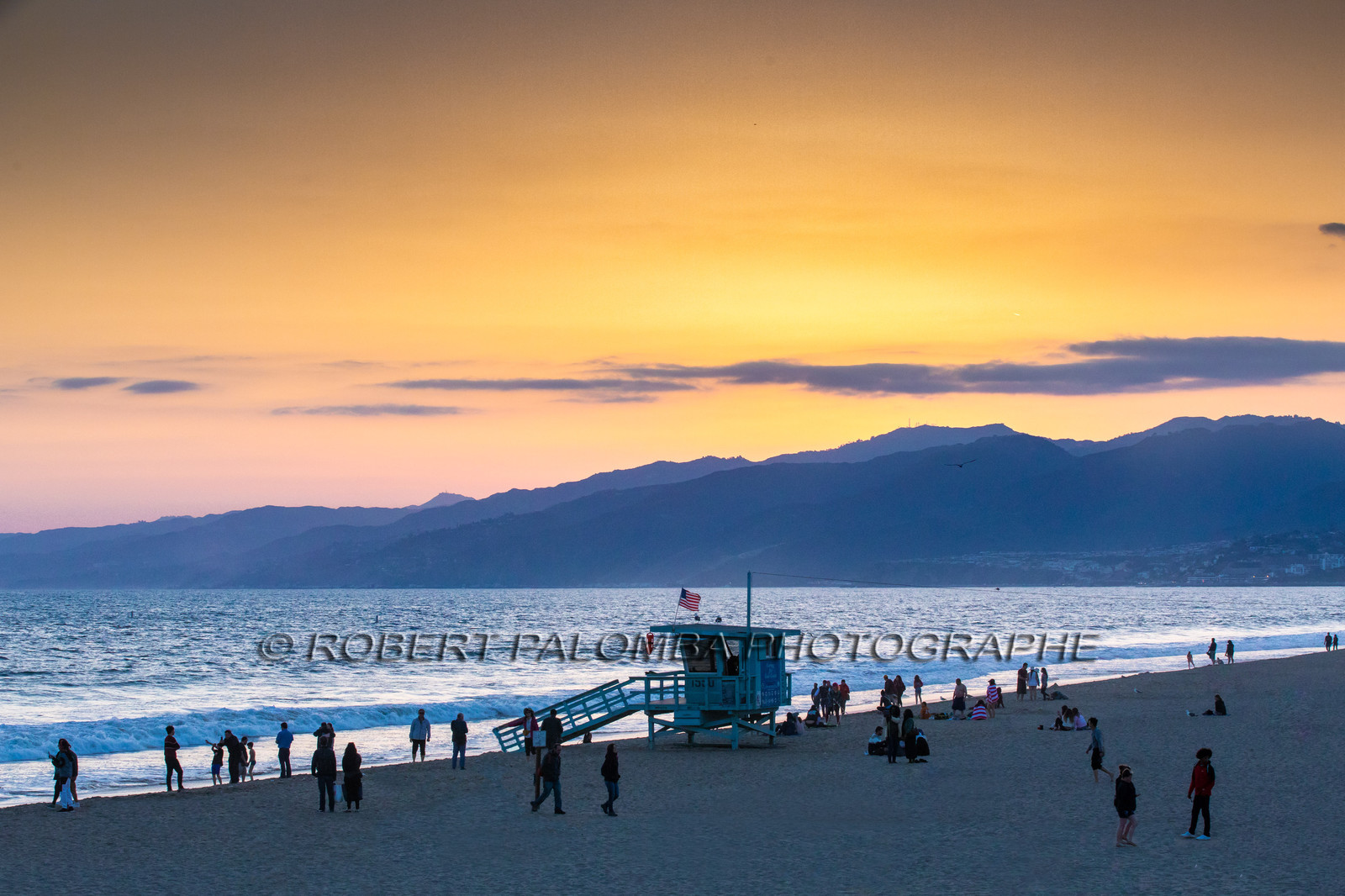 Etats-Unis, Californie-du-Sud, Los Angeles, Venice, Venice Beach, Poste de Sauveteur en mer