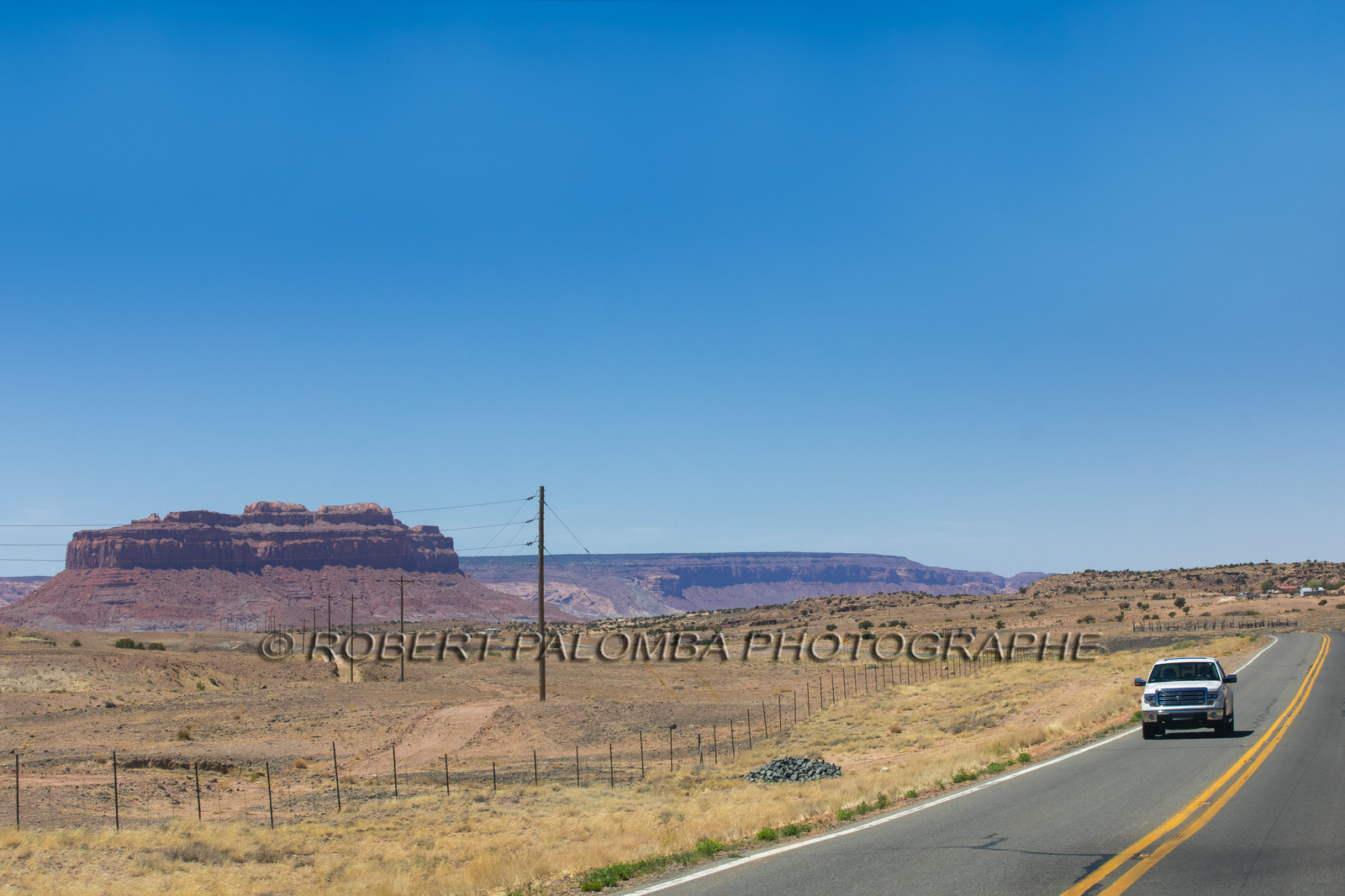 Sur la route pour aller à Monument valley