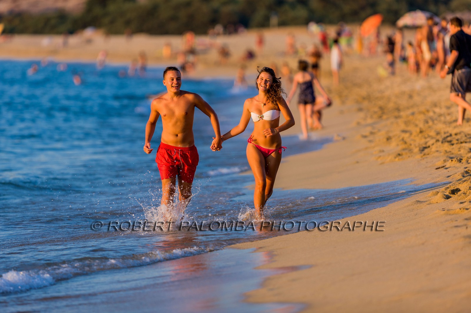 Couple sur une plage